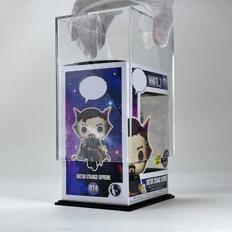 HEMYLU Clear Acrylic Pop Protector Compatible with Funko POP! 4 Inch Figurine, Dustproof Acrylic Display Case for Exclusive Collectible Vinyl Figures - Image 3